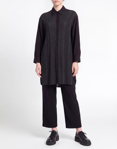 Woman Mini dress Black Size L Acrylic, Wool, Polyester, Viscose, Polyamide