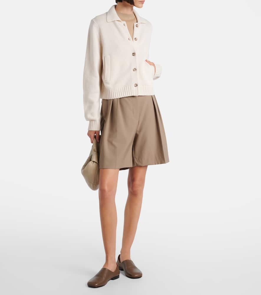 Wool and cashmere cardigan
