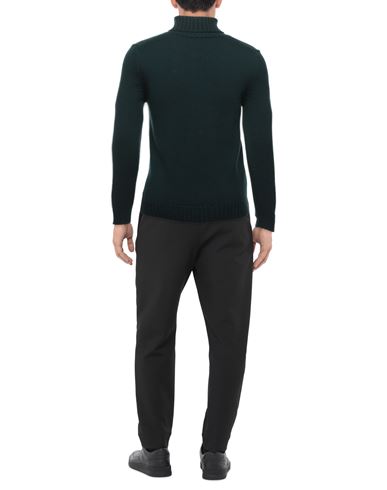 Man Turtleneck Dark green Size 40 Merino Wool