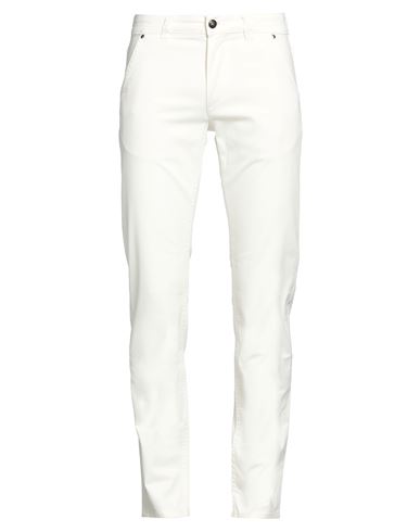 Barmas Man Pants White Size 32 Cotton, Elastane