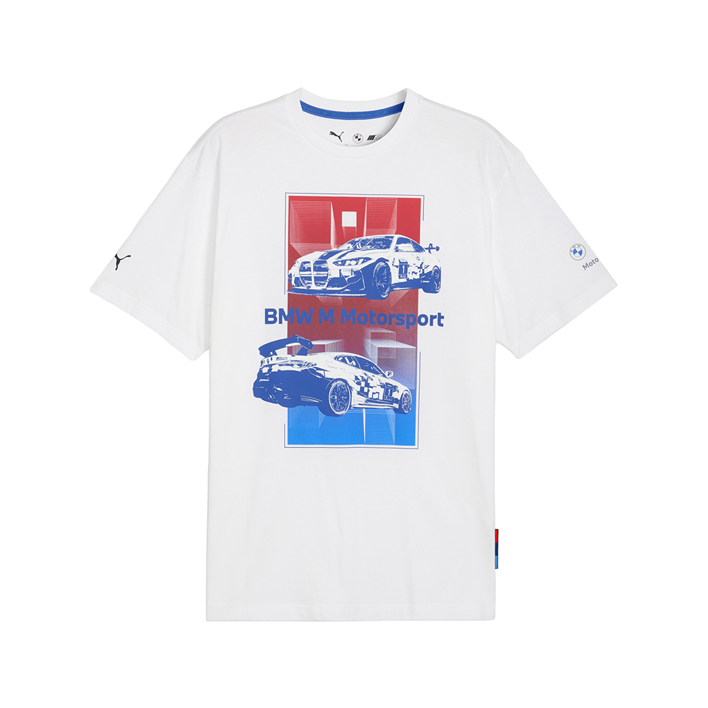 BMW M Motorsport Graphic Crew Neck Short Sleeve T-Shirt