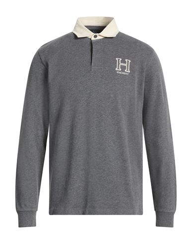 Haritage Man Polo shirt Grey Size 3XL Cotton