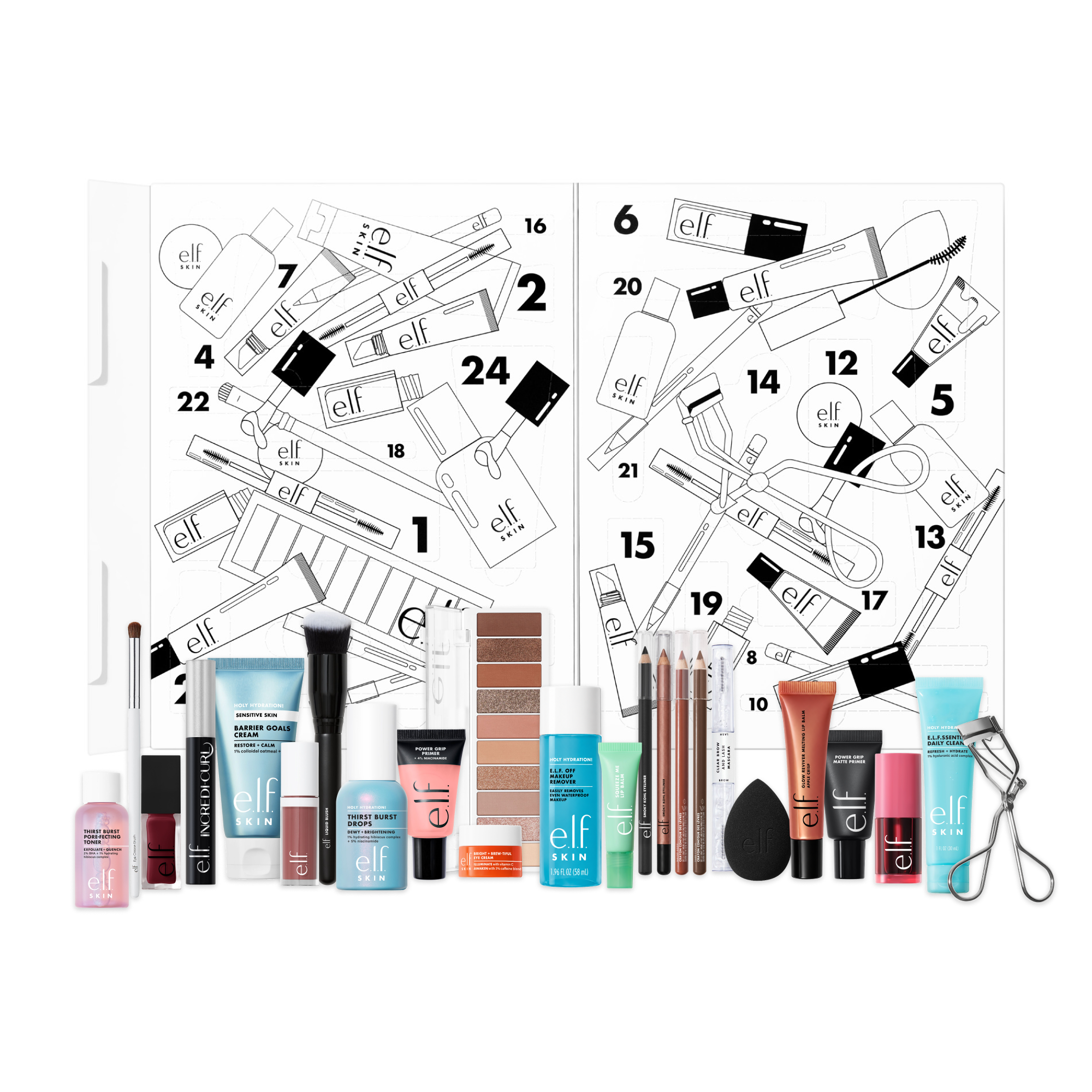 Express Your E.L.F. 24-Day Advent Calendar - Vegan and Cruelty-Free Makeup