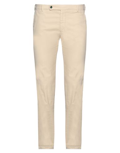 Man Pants Beige Size 28 Cotton, Polyester, Elastane