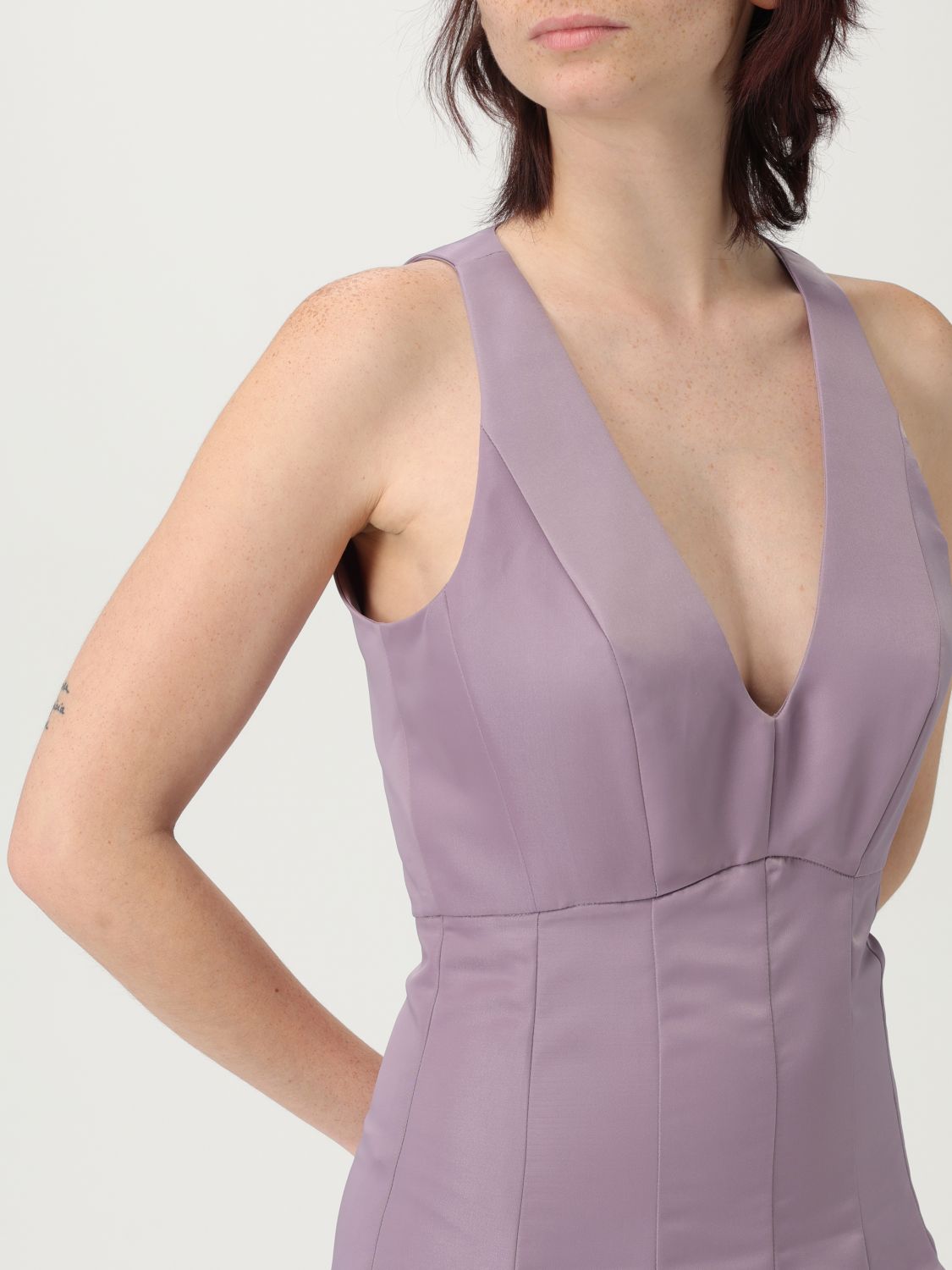 PINKO pleated midi dress