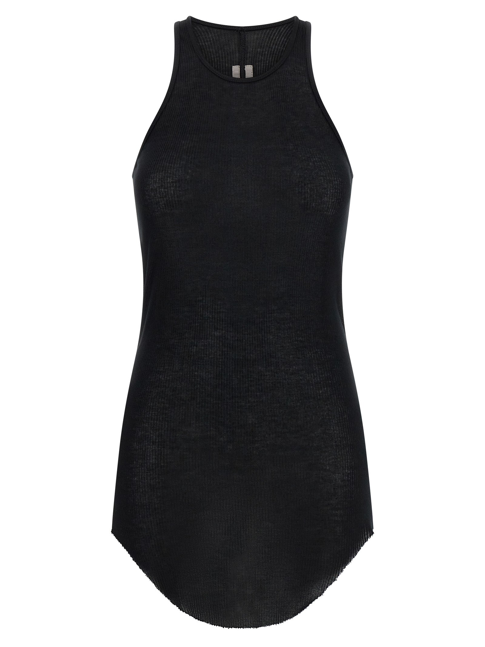 Basic Rib Tank Top — Black