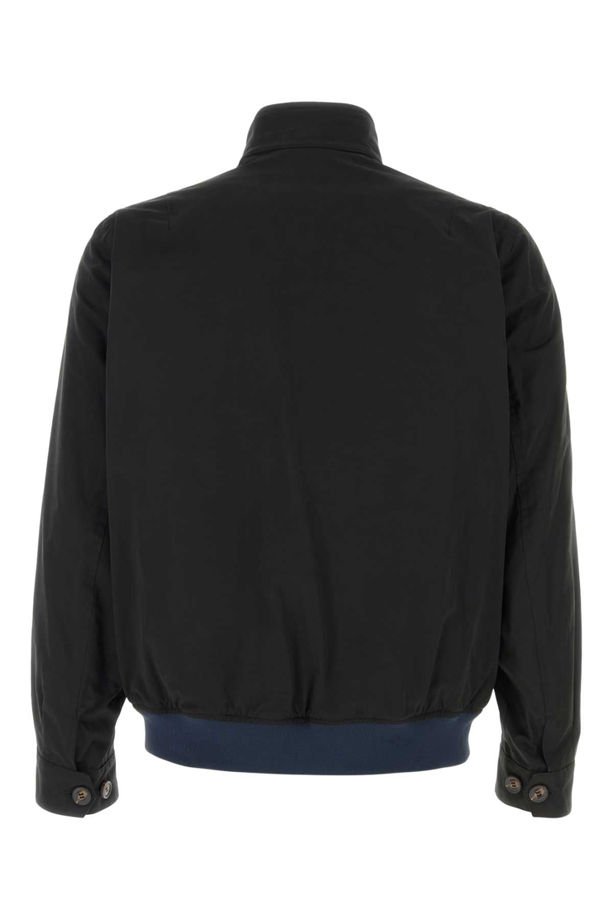 Palto' Navy Blue Cotton Blend Arturo Jacket