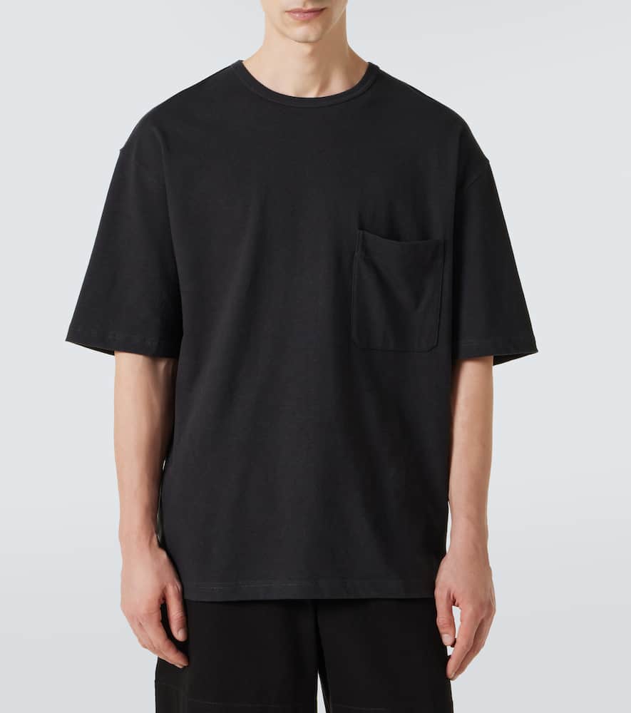 Cotton and linen jersey T-shirt