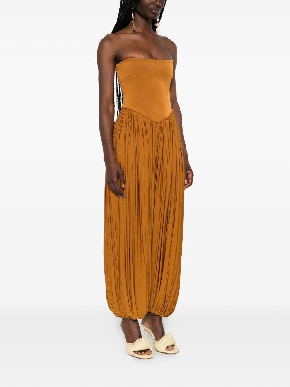 Luna Pleated-Leg Jumpsuit