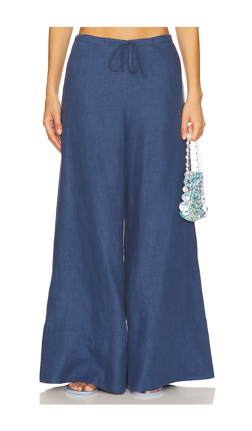 Saudade Cascade Pant in Blue. - M also in