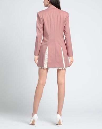 Liya Woman Blazer Pink Size 2 Wool, Acrylic
