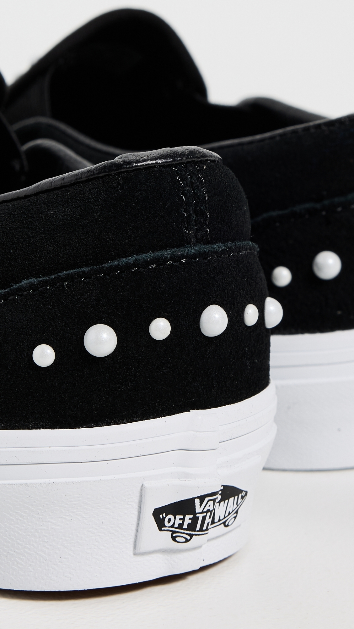 Classic Slip On Sneakers Pearls Black W
