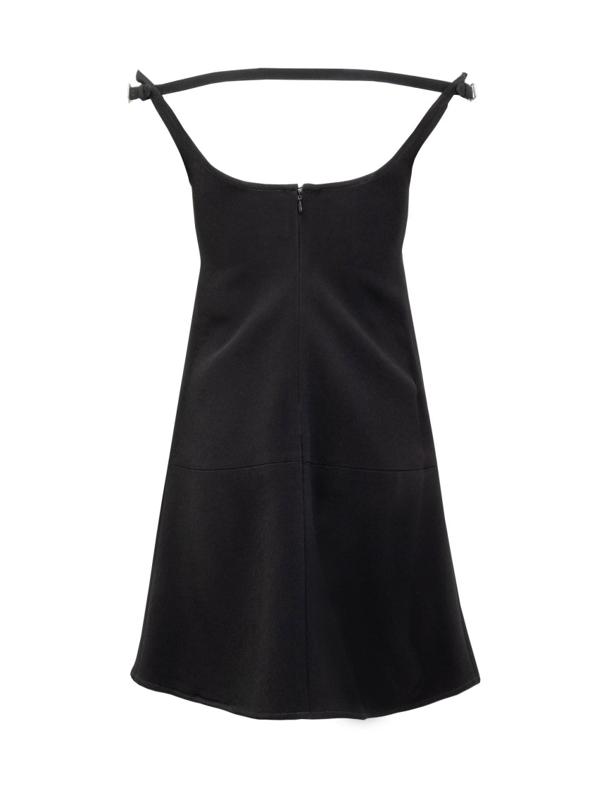 Black Off Shoulder Mini Dress