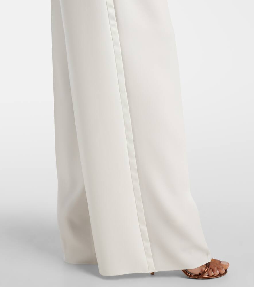Abetone high-rise cady wide-leg pants