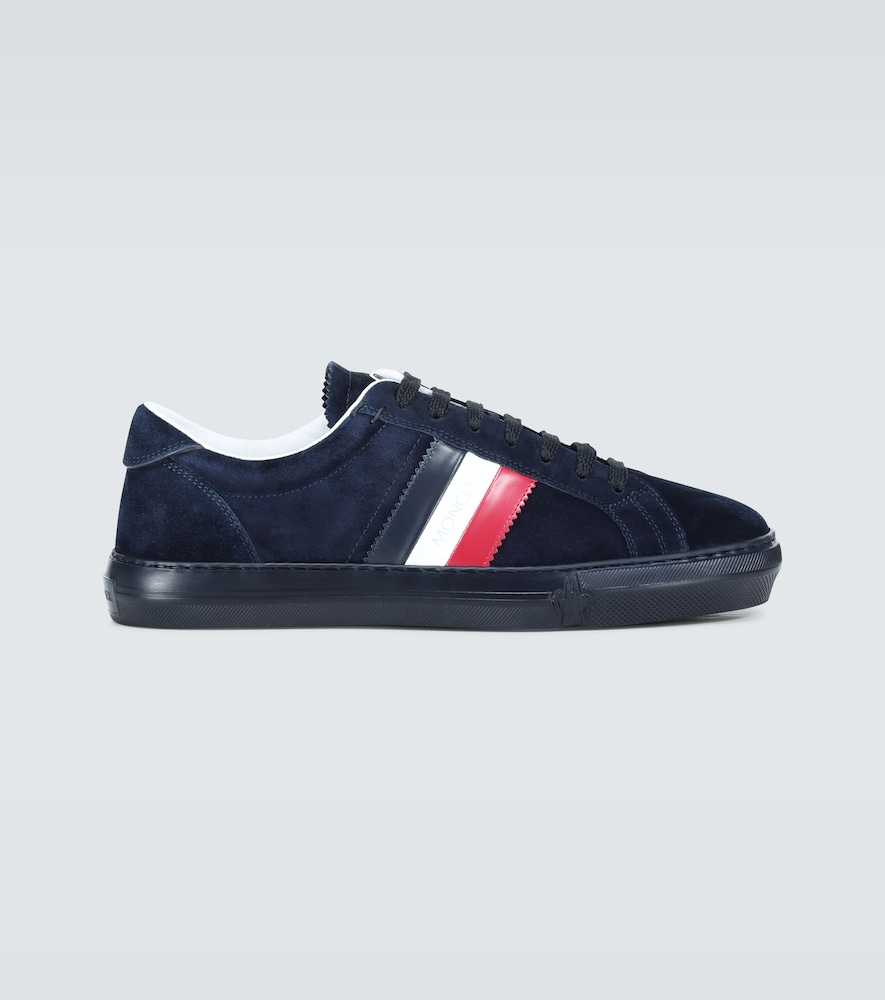 Moncler New Monaco suede sneakers