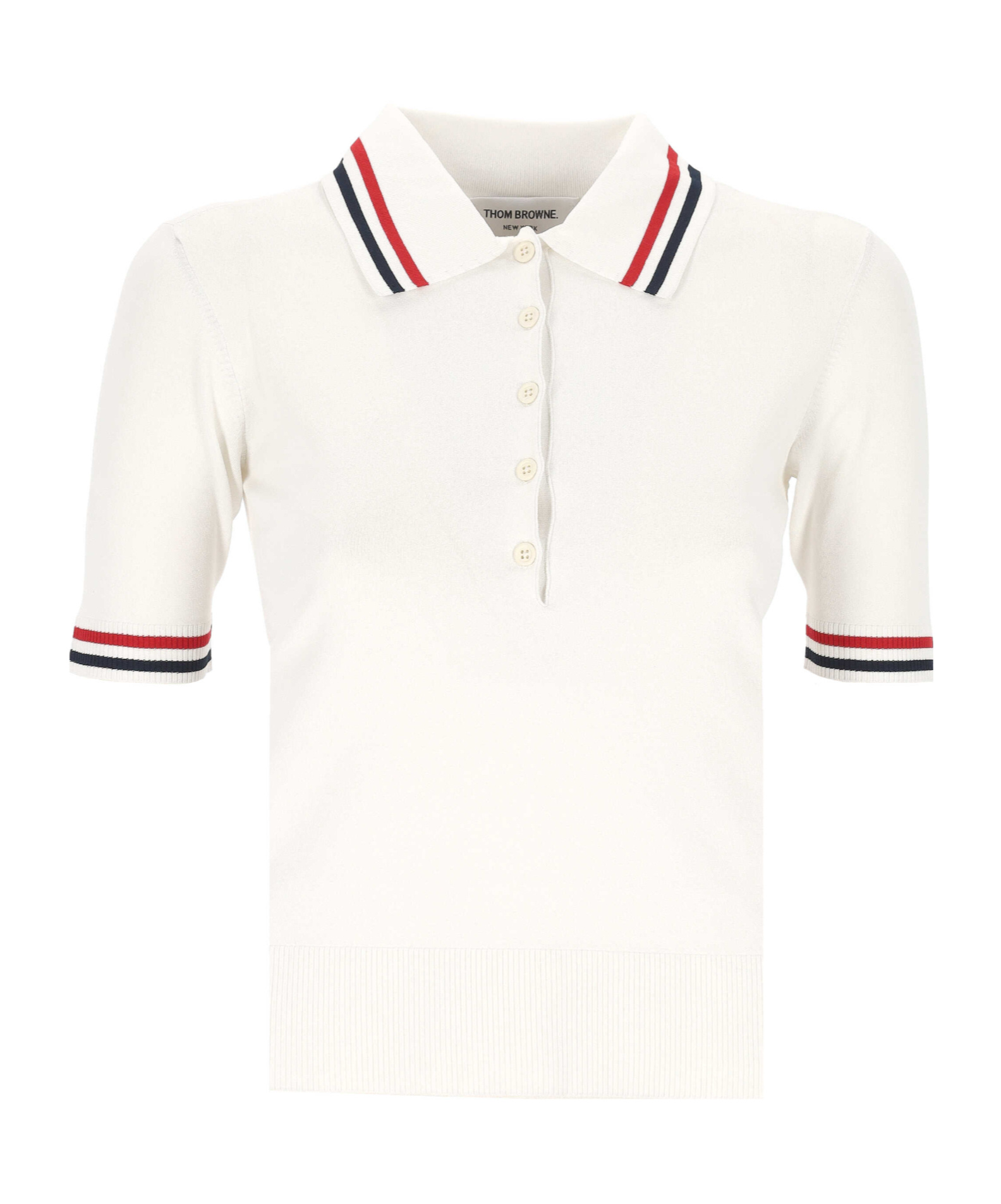 Striped polo shirt