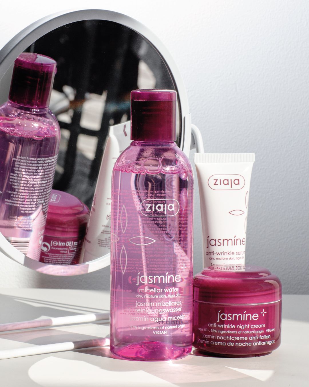 Ziaja Jasmin 50+ Micellar Water 200Ml In White