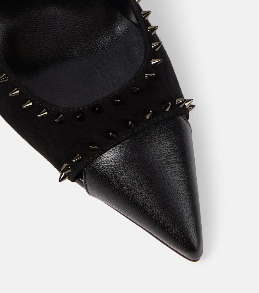Christian Louboutin Duvette Spikes 85 leather pumps