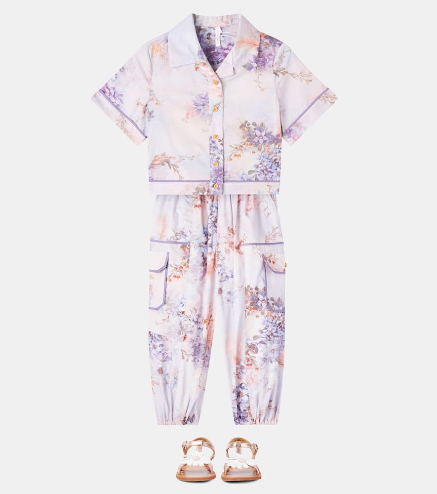 Cascadian floral cotton poplin shirt