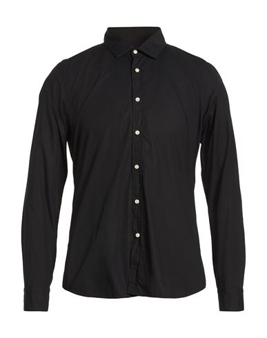 Man Shirt Black Size 16 Cotton