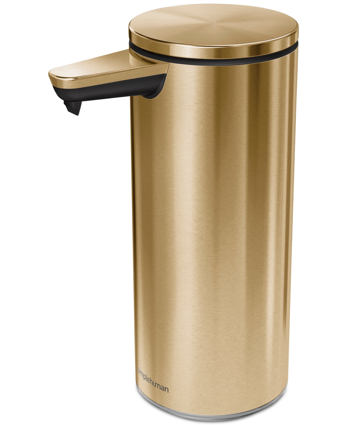 Rechargeable Sensor Soap Pump, 9 oz - Brass Stainless Steel