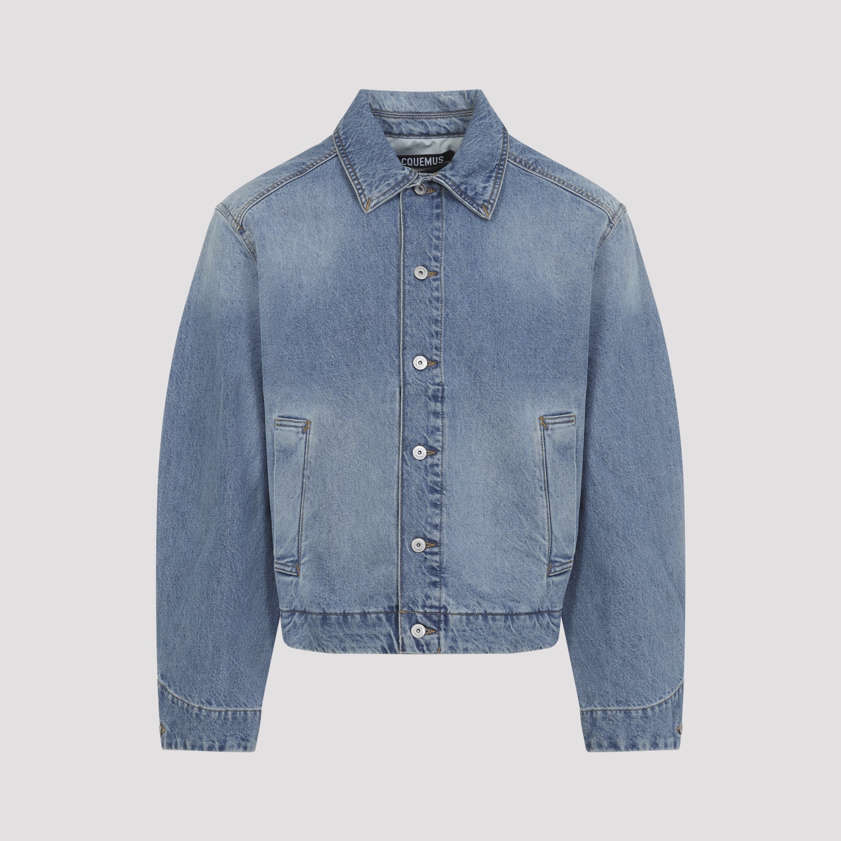 Denim Point-collar Jacket