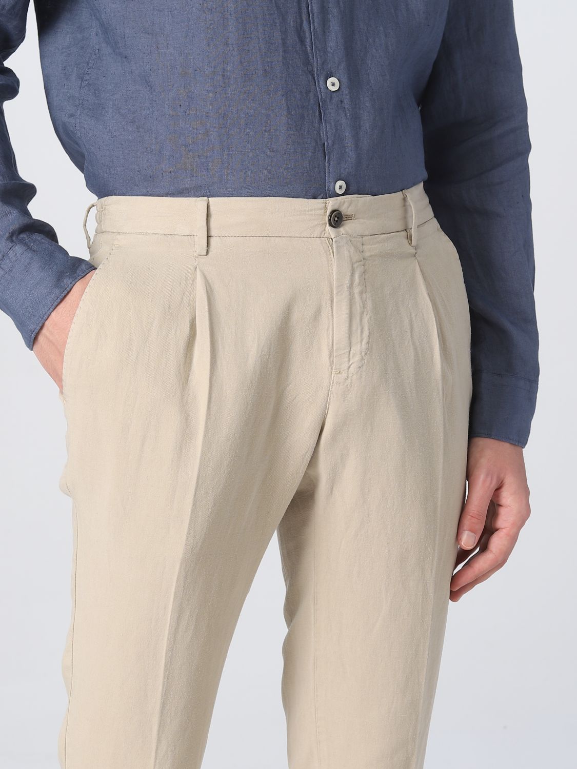 Pants Men color Beige