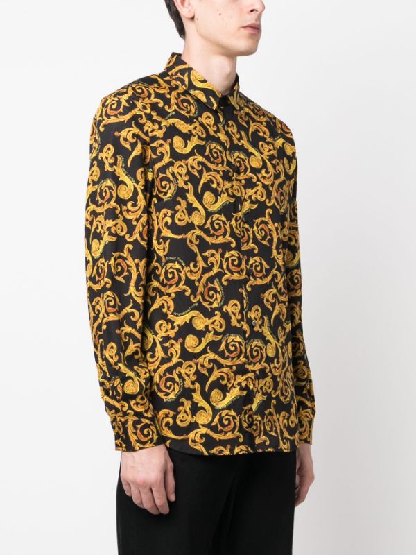 Versace | Graphic-print cotton shirt