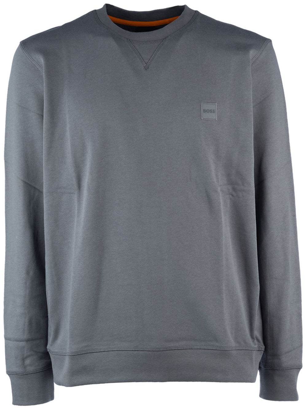 Logo-patch cotton sweatshirt - Brown