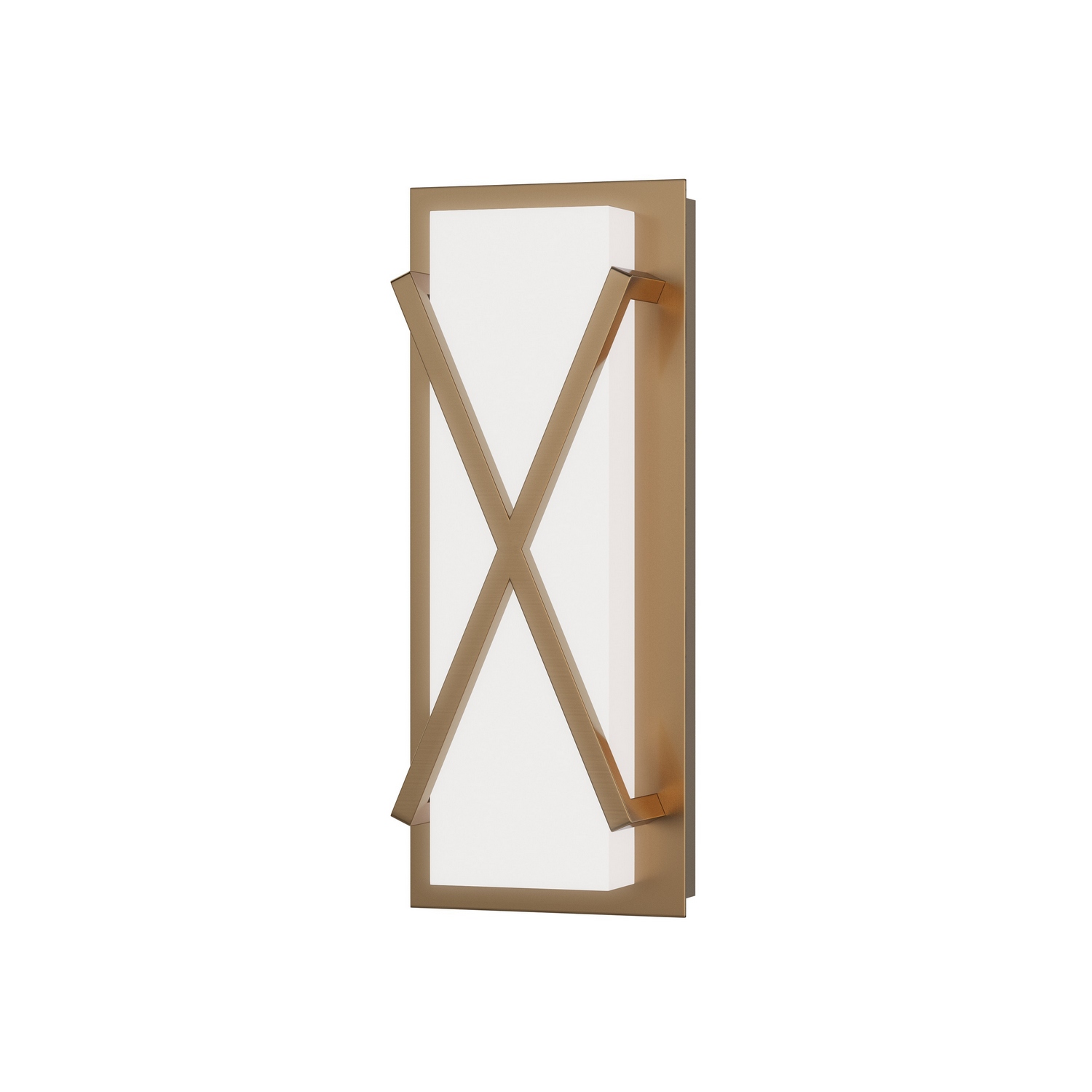 Natural Aged Brass LED Wall Sconce from the Dexter Collection