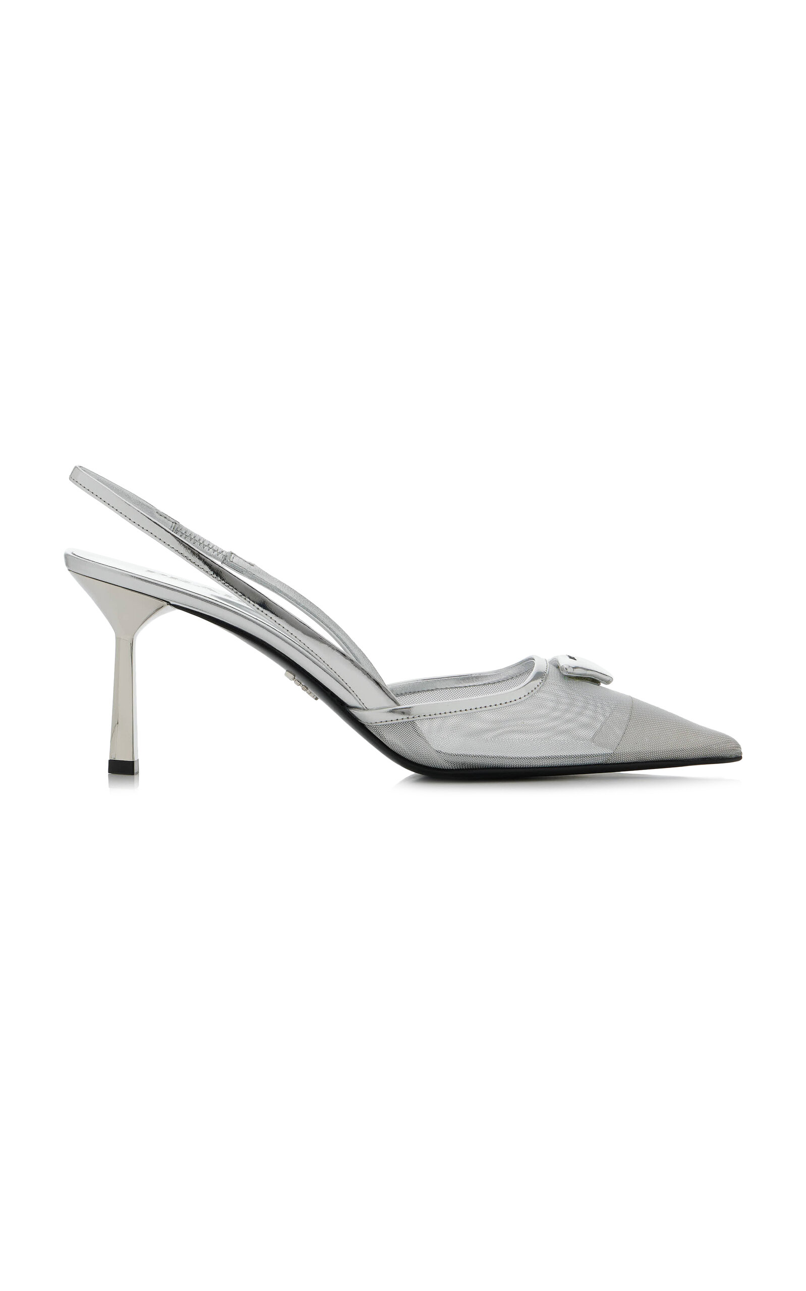 Mesh Slingback Pumps - Moda Operandi