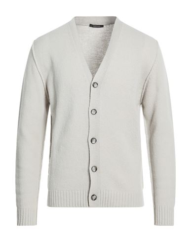 Man Cardigan Light grey Size 36 Virgin Wool