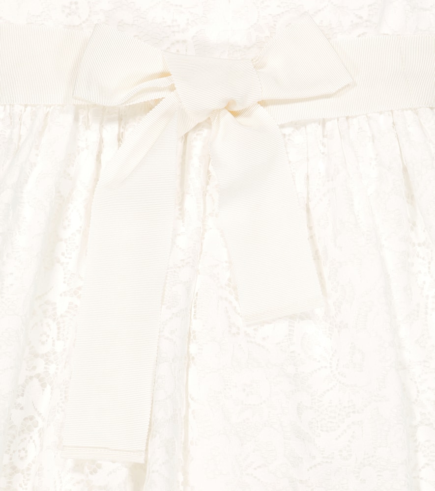 Il Gufo Cotton-blend lace dress