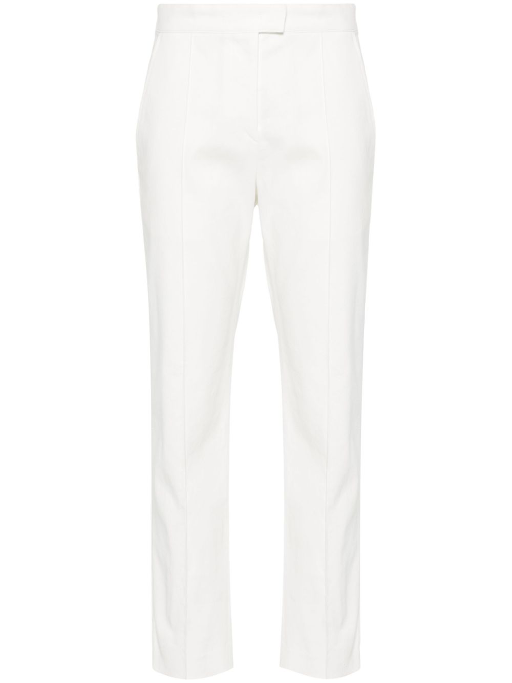 Nolena cigarette-fit trousers - White