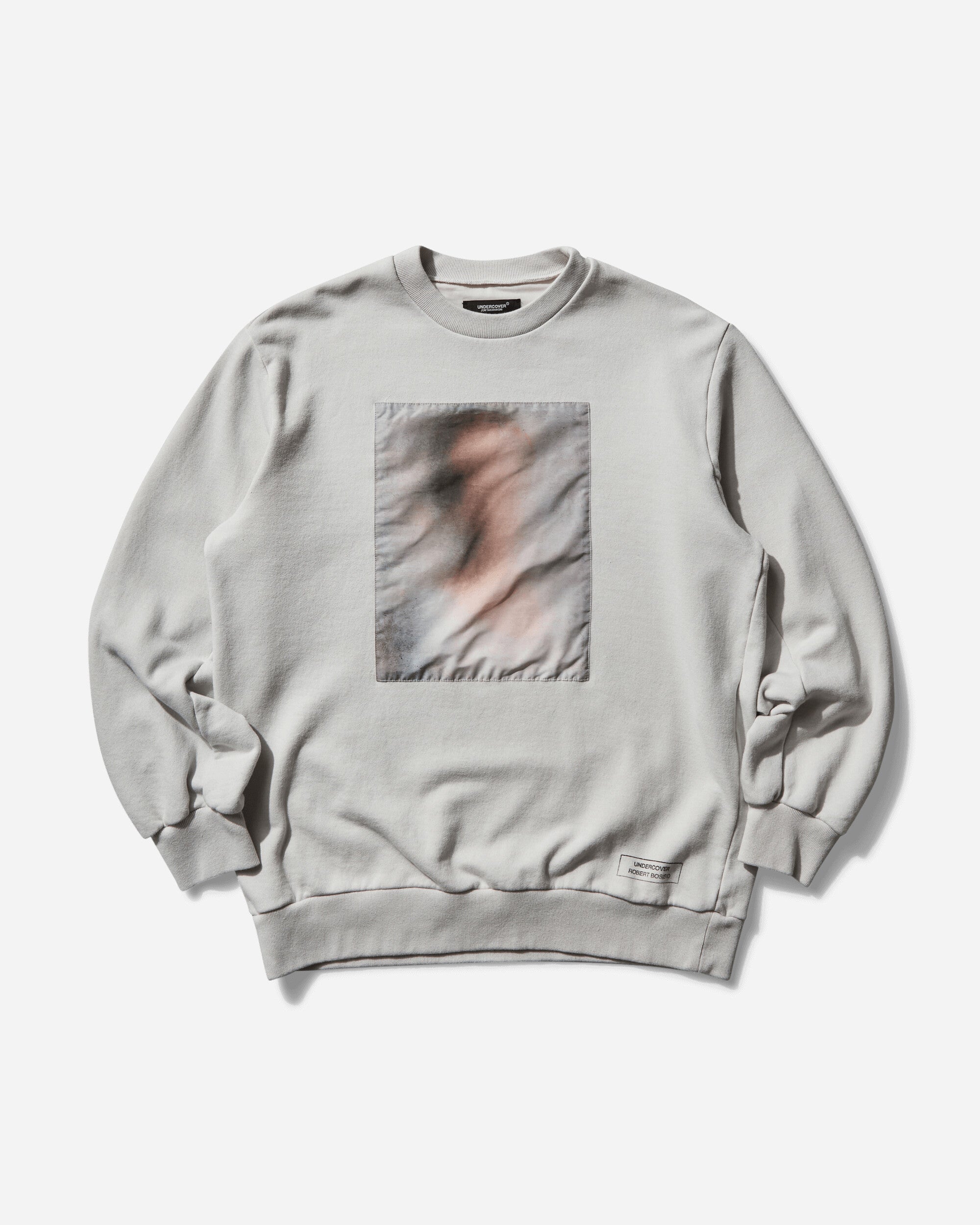 Men s Robert Bosisio Crewneck Sweatshirt Light Beige Gray