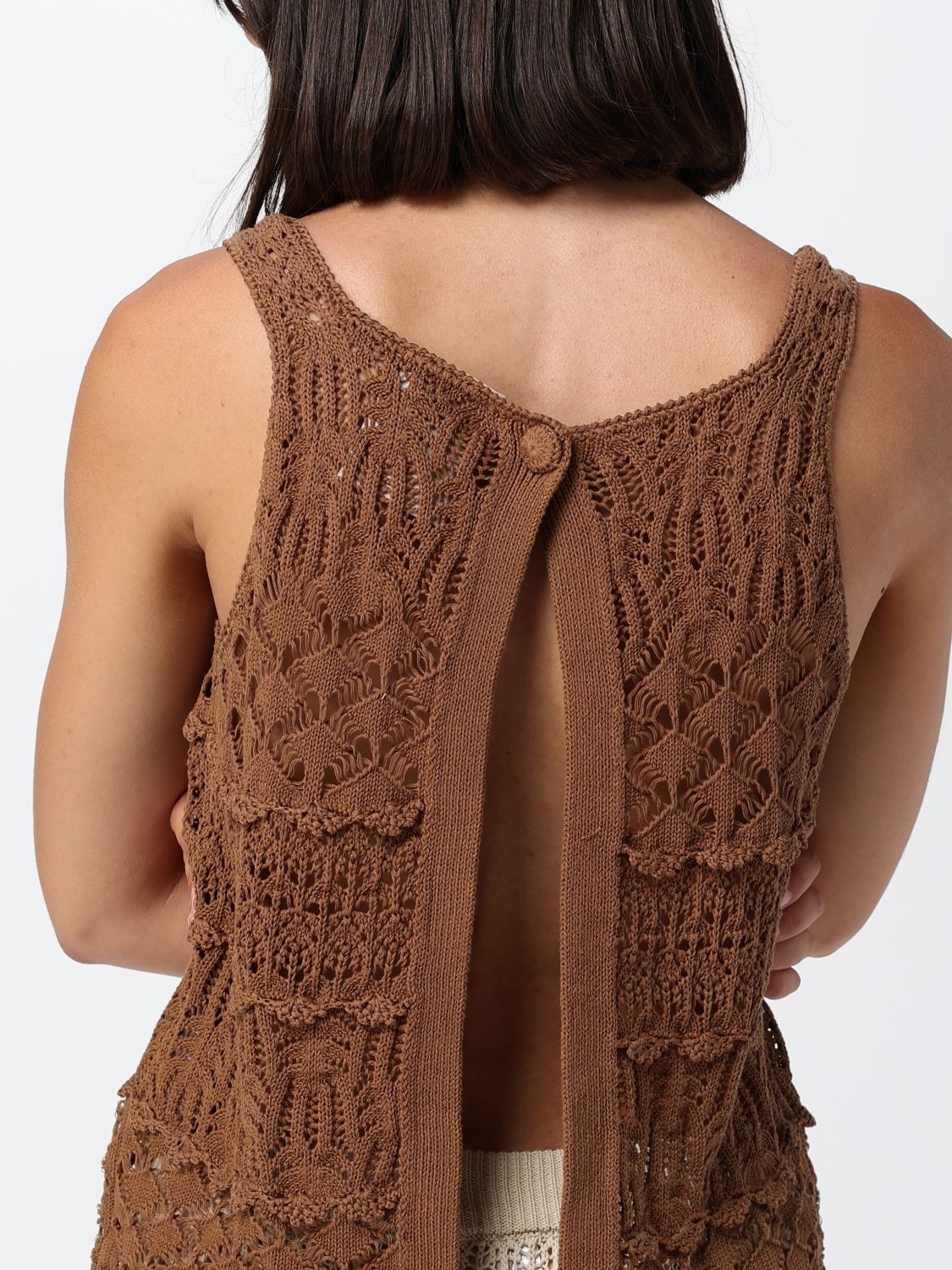 Top Woman color Beige