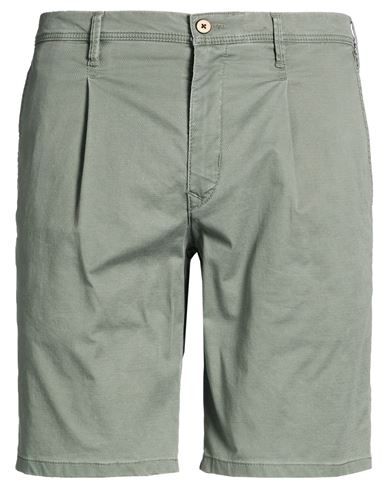Man Shorts & Bermuda Shorts Light green Size 31 Organic cotton, Elastane