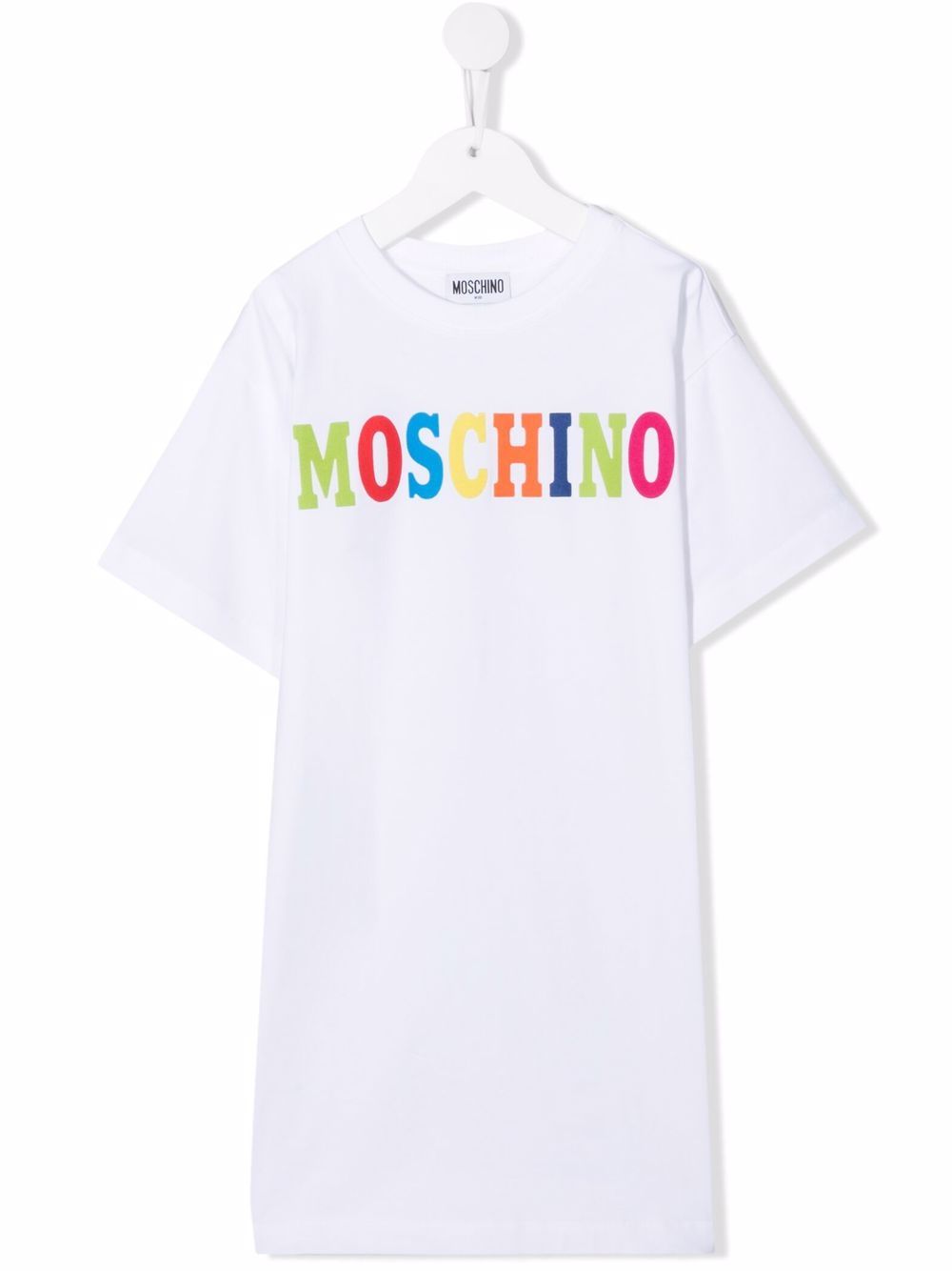 Flocked logo-print T-shirt - Black