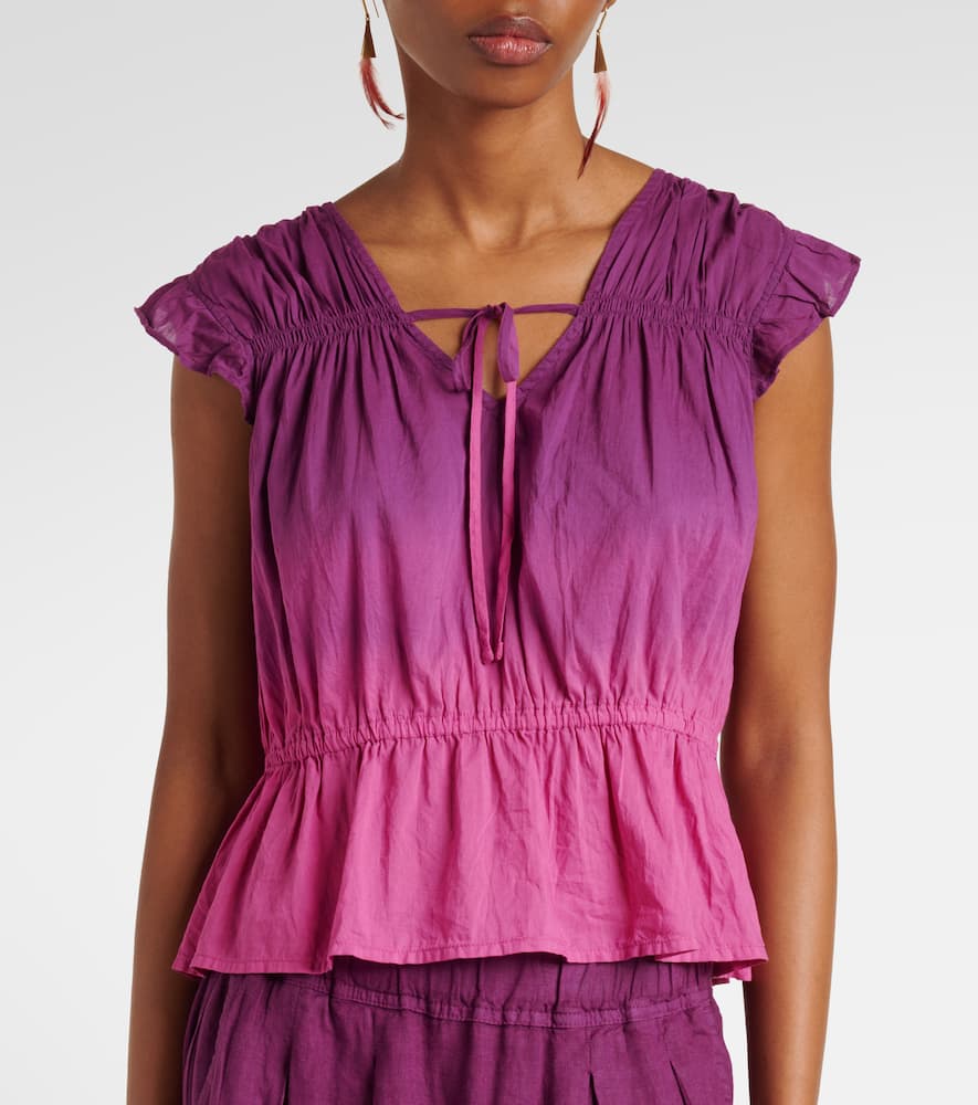Kaia gathered cotton top