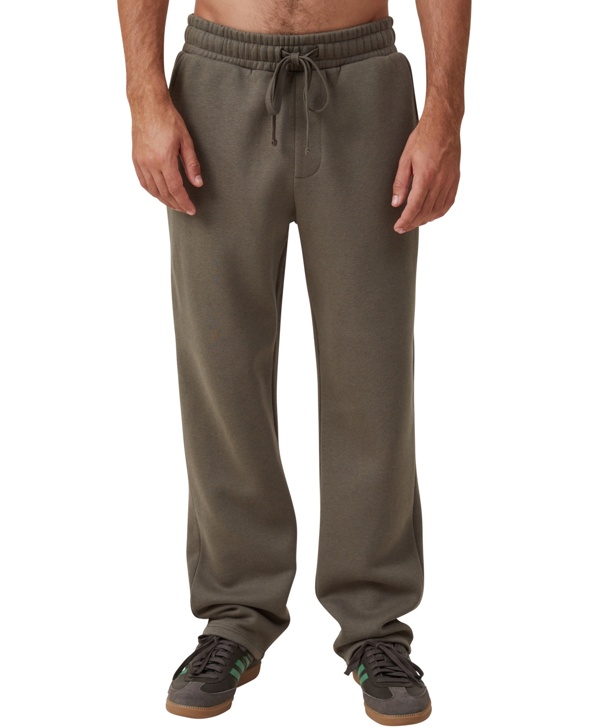 Men's Relaxed Track Pants - Military