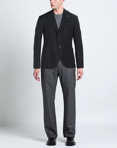 Man Blazer Midnight blue Size 36 Polyester, Virgin Wool, Acrylic
