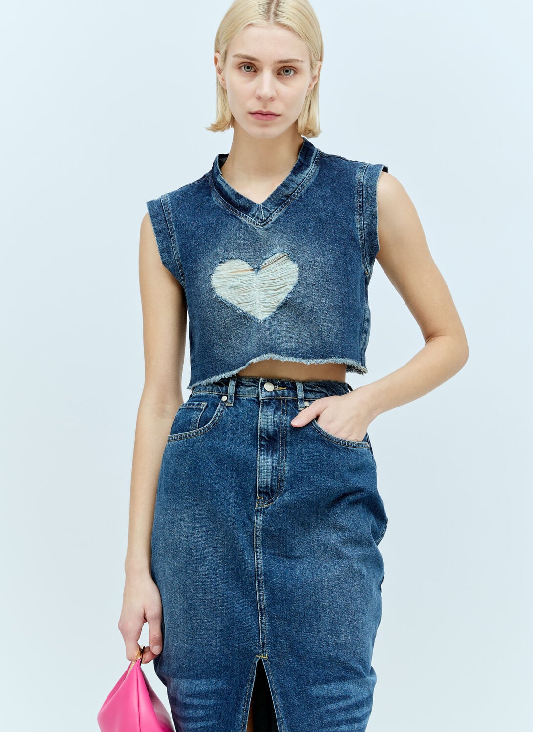 Mermaid Denim Top
