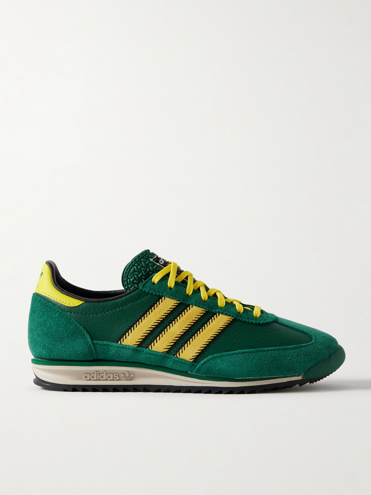 Sl 72 Og Suede And Leather Sneakers - Green
