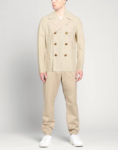 Man Jacket Sand Size 38 Cotton