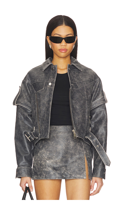 MANOKHI Vintage Oversized Jacket in Black. - 34 also