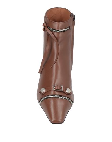 Woman Ankle boots Brown Size 10 Leather