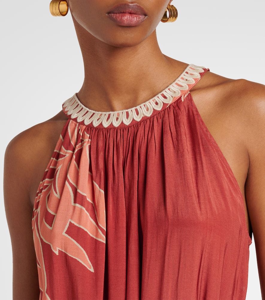 Odessa printed maxi dress