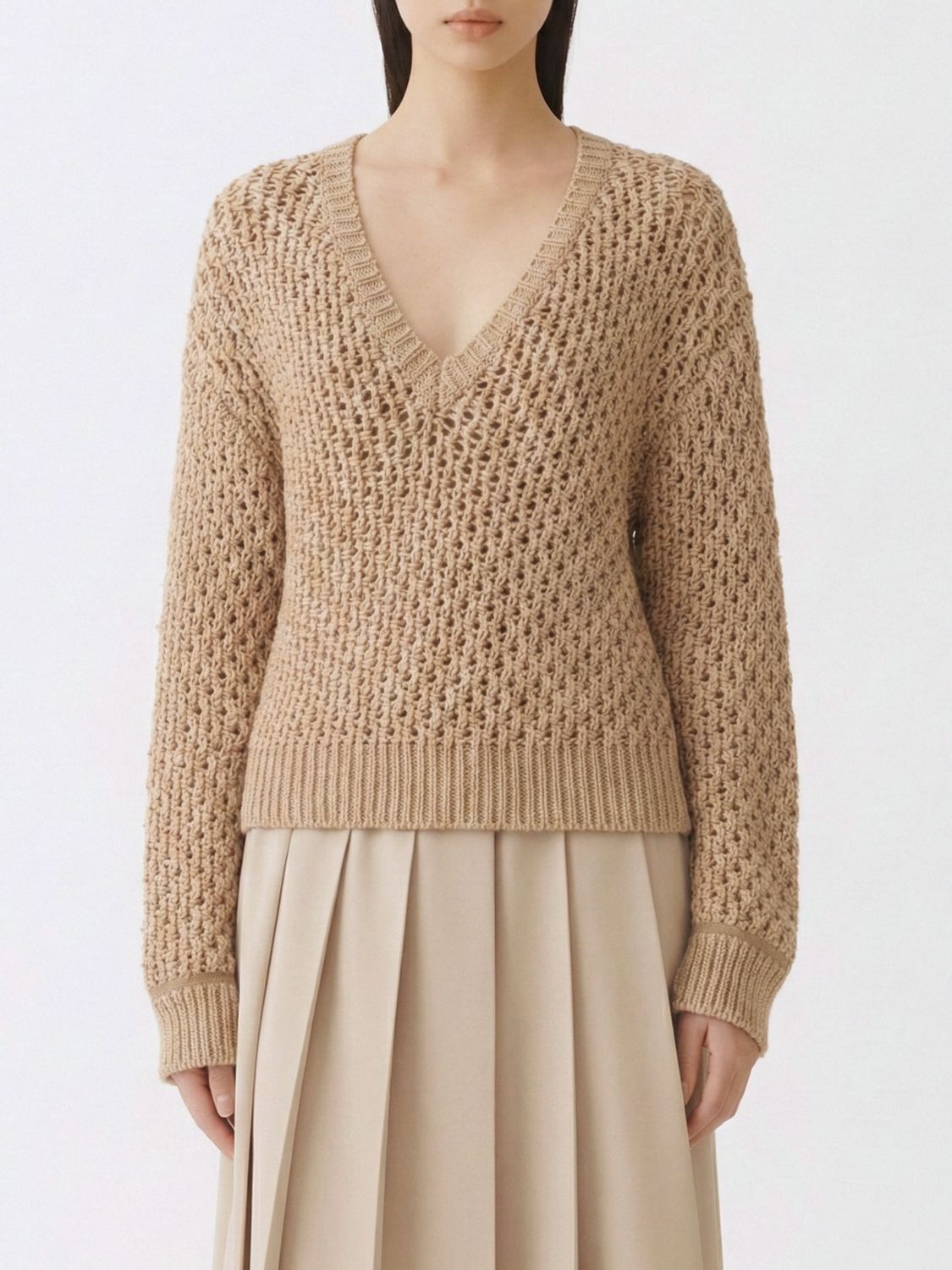 Sweater Woman color Beige