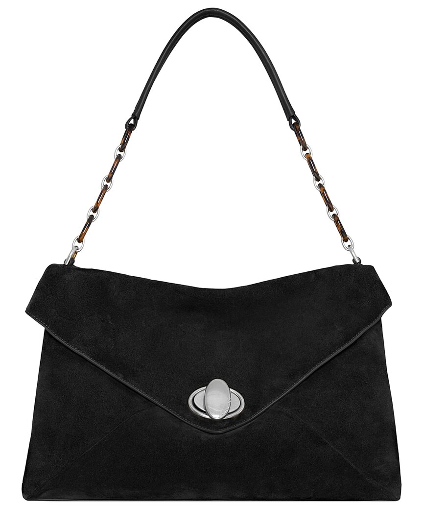 Love Note Suede Shoulder Bag
