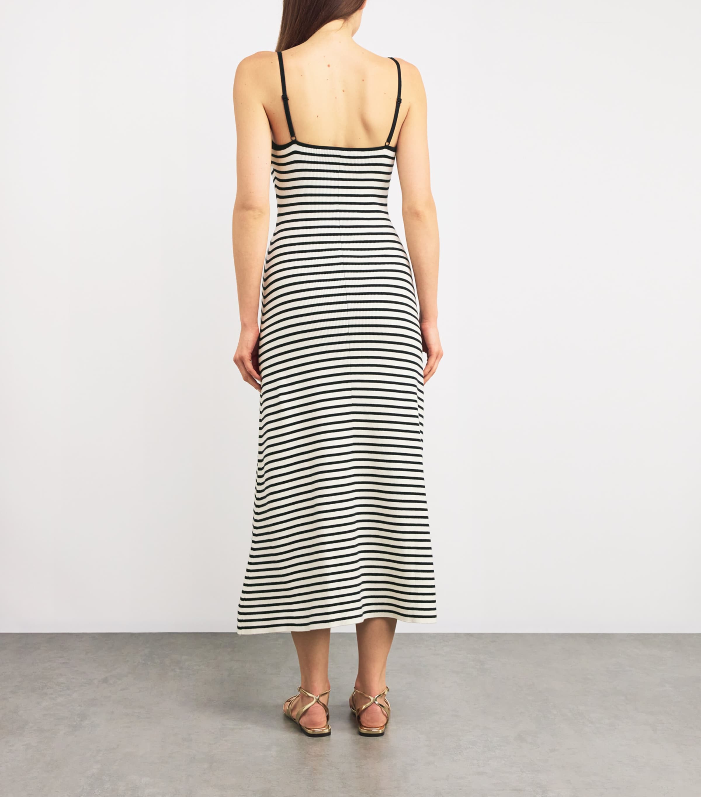 Striped Midi Dress